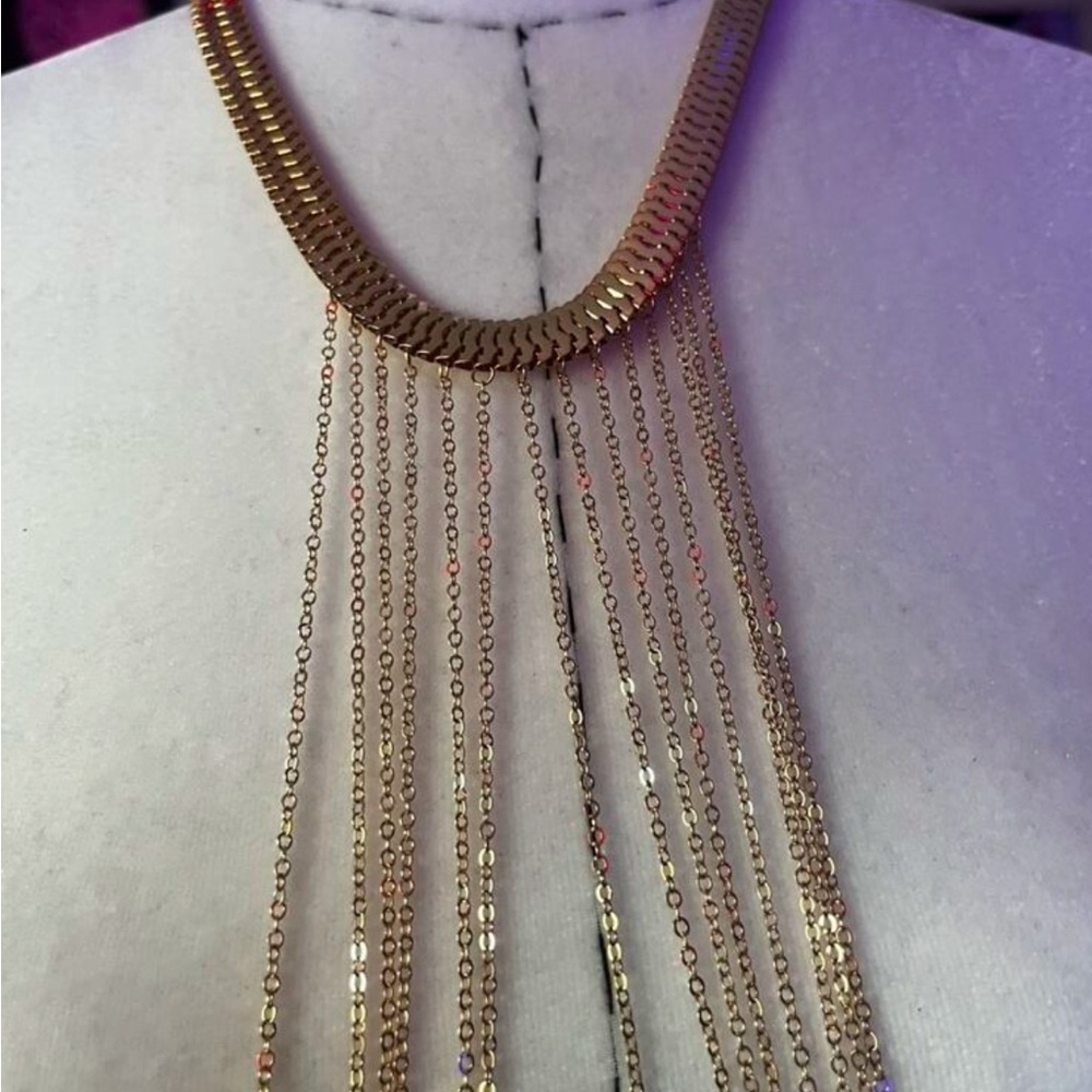 Women's Layered Body Chain - Picture 6 of 8